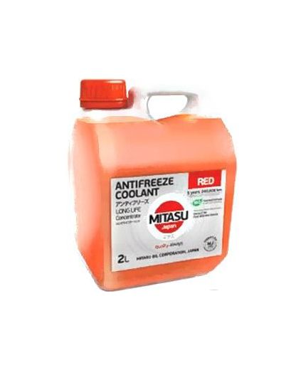 Антифриз MITASU RED LONG LIFE ANTIFREEZE/COOLANT концентрат красный G12+ -35°С 2л