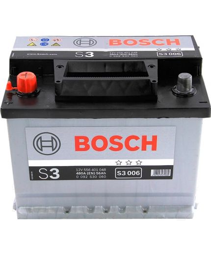 BOSCH Аккумулятор S3 0092S30060 (56 А/ч) Фото 2