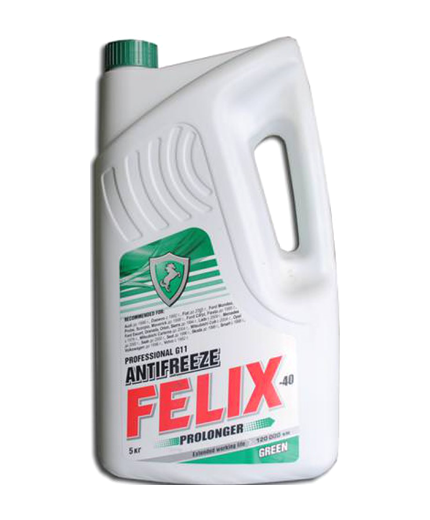 Антифриз FELIX Antifreeze PROLONGER зеленый G11 -40 5кг Фото 3