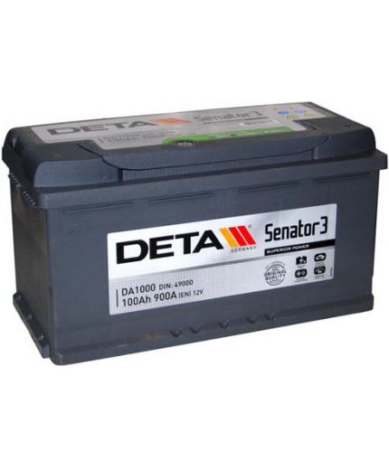 DETA Аккумулятор SENATOR 3 DA1000 (100А/ч) Фото 2