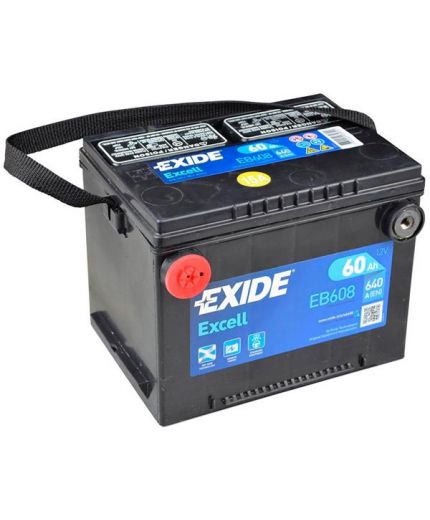 EXIDE Аккумулятор Excell EB608 640А (60 А/ч) Фото 3