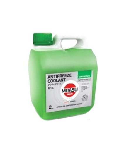Антифриз MITASU GREEN ANTIFREEZE/COOLANT концентрат зеленый G11 -35°С 2л Фото 2