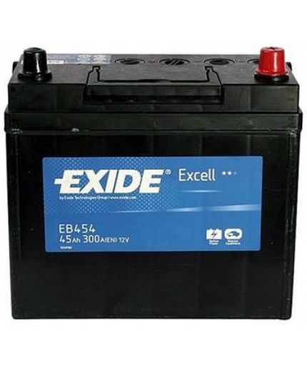 EXIDE Аккумулятор Excell EB454 300А (45 А/ч) Фото 3