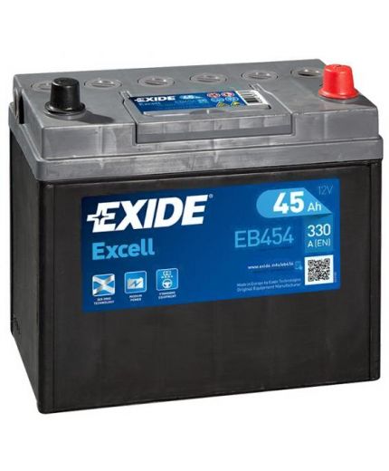 EXIDE Аккумулятор Excell EB454 300А (45 А/ч) Фото 4