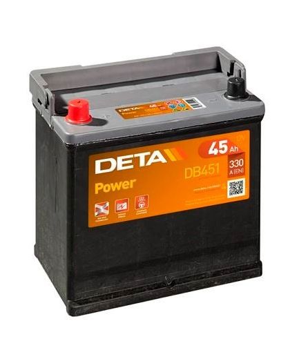 DETA Аккумулятор Power DB456 330А (45 А/ч) Фото 2