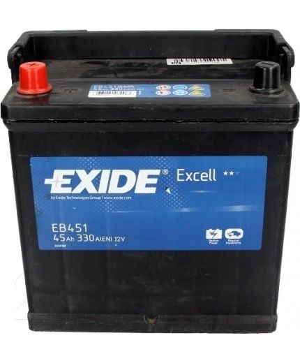EXIDE Аккумулятор EXCELL EB451 (45 А/ч) Фото 2