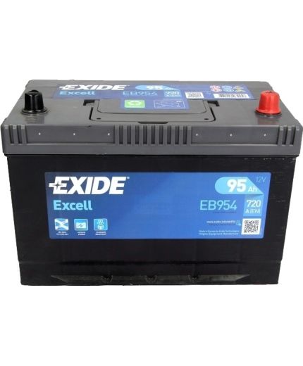 EXIDE Аккумулятор EXIDE EXCELL EB954 (95 А/ч) Фото 3