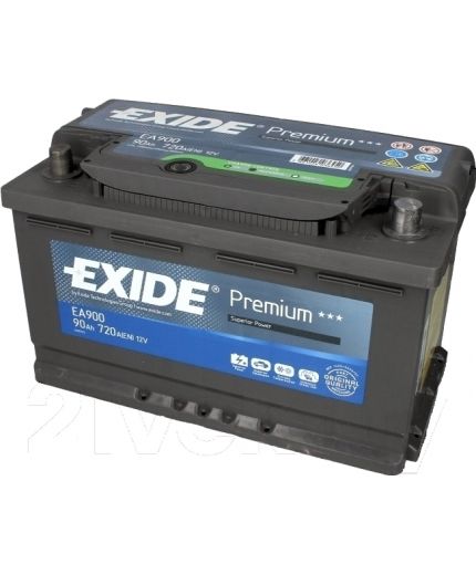 EXIDE Аккумулятор PREMIUM EA900 (90 А/ч) Фото 2