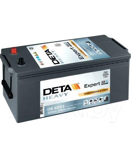 DETA Аккумулятор Expert HVR DE2253 1150А (225 А/ч)