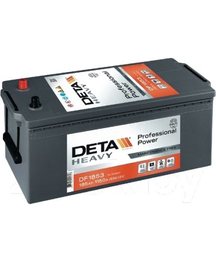 DETA Аккумулятор PROFESSIONAL POWER DF1853 (185 А/ч)