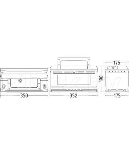Sznajder Аккумулятор Marine 860 00 (100 А/ч) Фото 3