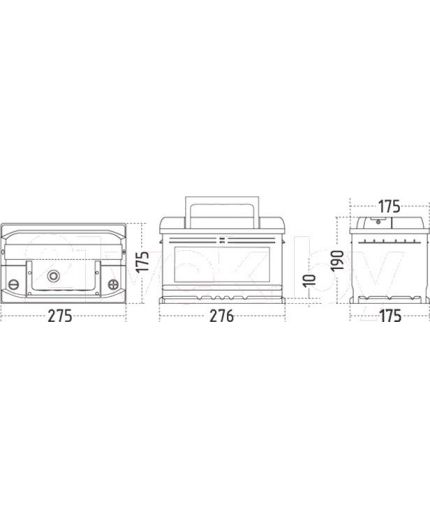 Sznajder Аккумулятор Marine 857 50 (75 А/ч) Фото 3