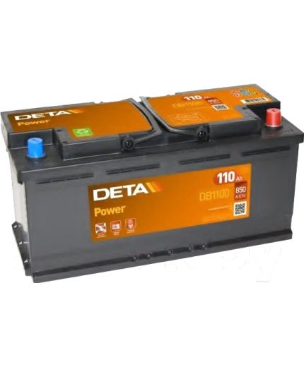 DETA Аккумулятор DETA POWER DB1100 (110 А/ч) Фото 2