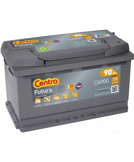 CENTRA Аккумулятор Futura B13 12V (90 А/ч)720A ETN 0(R+) Фото 2