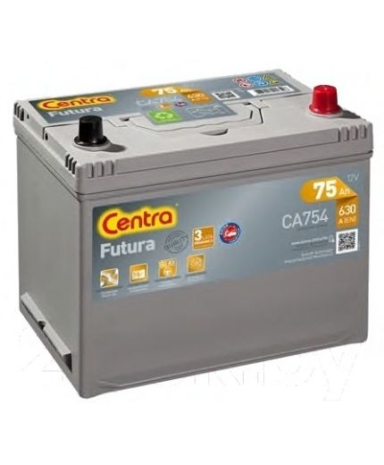CENTRA Аккумулятор Futura Korean B1+B6 12V (75 А/ч) 630A ETN 0(R+) Фото 3