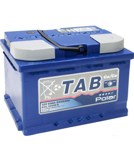 TAB Аккумулятор Polar 55 R низк. 500A Фото 3