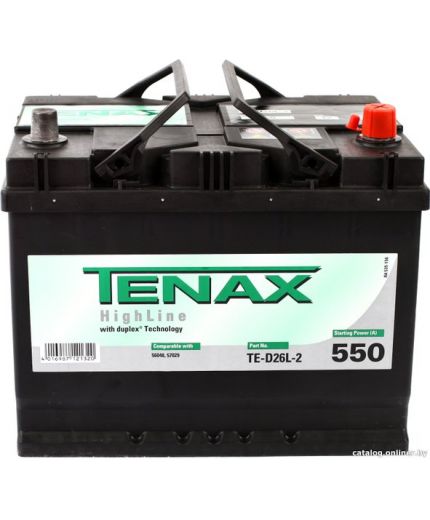 Tenax Аккумулятор HighLine 550А (68 А/ч)
