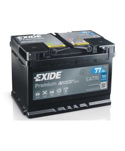EXIDE Аккумулятор Premium EA770 760А (77 А/ч) Фото 6