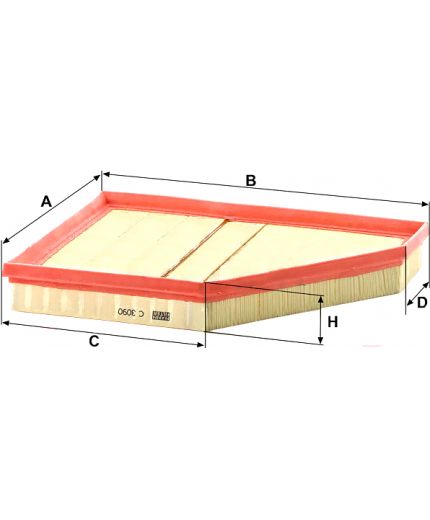 Mann-Filter Фильтр воздушный Фото 2