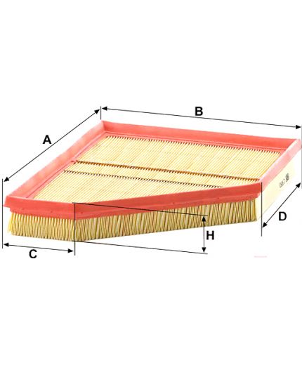 Mann-Filter Фильтр воздушный Фото 8