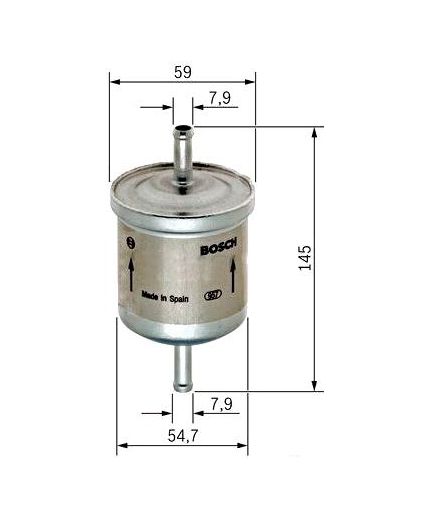 BOSCH Фильтр топливный Фото 2
