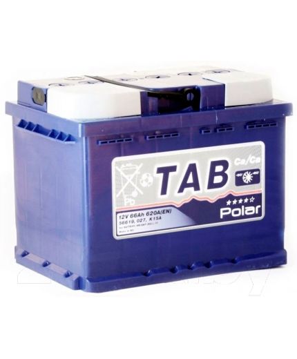 TAB Аккумулятор Polar Blue 620А (66 А/ч) Фото 3