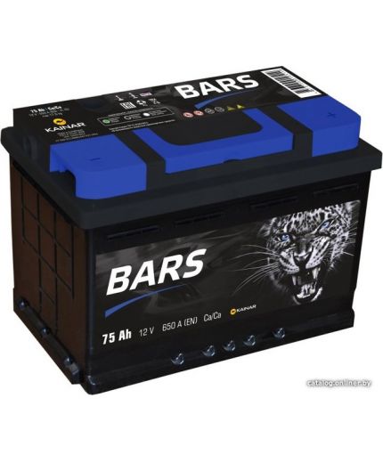 BARS Аккумулятор 6CT-75 АПЗ о.п. L3B 650А (75 А/ч) Фото 4