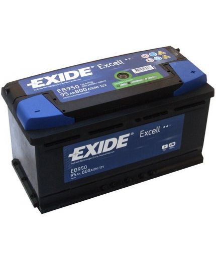 EXIDE Аккумулятор Excell EB950 800А (95 А/ч) Фото 5