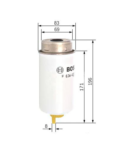 BOSCH Фильтр топливный