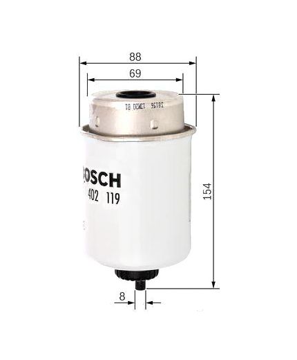 BOSCH Фильтр топливный