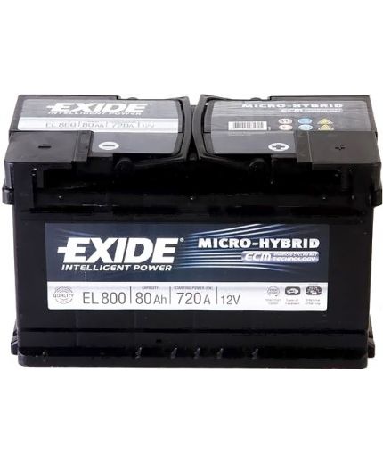 EXIDE Аккумулятор Start-Stop EFB EL800 720А (80 А/ч) Фото 4