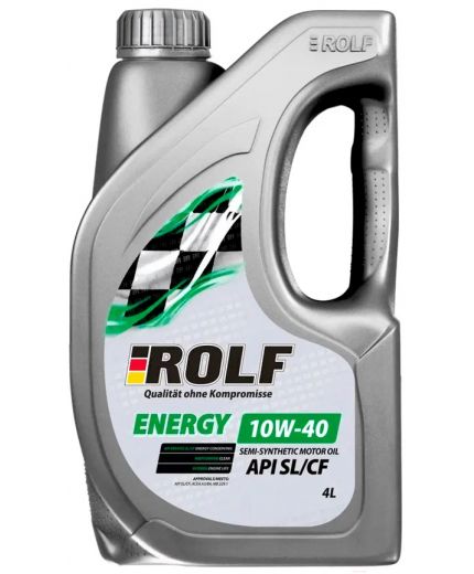 Моторное масло ROLF Energy SAE 10W-40 API SL/CF 4л Фото 2