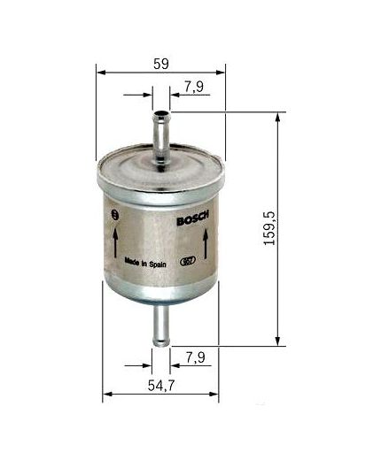 BOSCH Фильтр топливный Фото 2