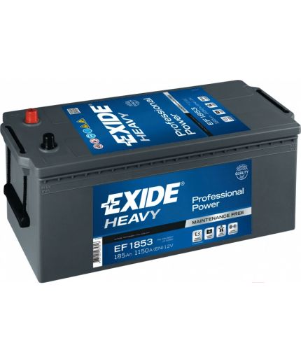 EXIDE Аккумулятор Power PRO EF1853 1150А (185 А/ч) Фото 3