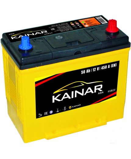 Kainar Аккумулятор Asia 50 JR 450А (50 А/ч)