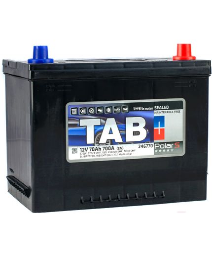TAB Аккумулятор Polar S Asia 70 JR 700А (70 А/ч)