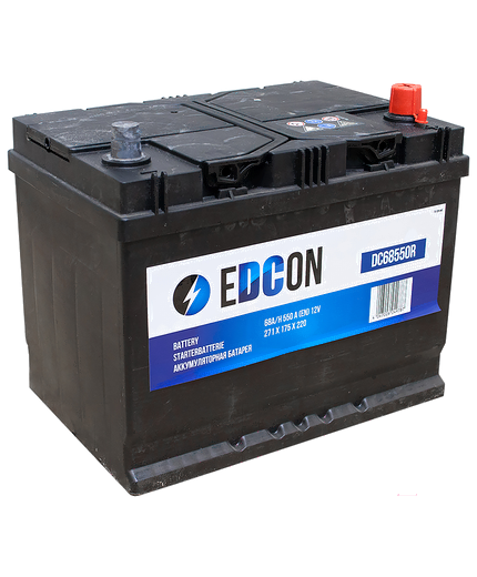EDCON Аккумулятор DC68550R (68 А/ч) 550A + справа