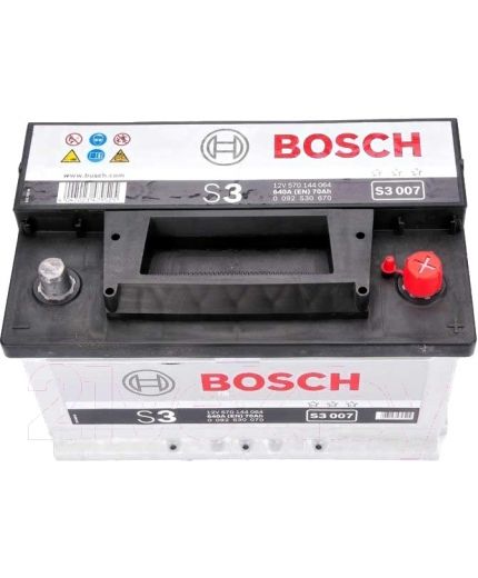 BOSCH Аккумулятор 0 092 S30 19.5/17.9 евро (70 А/ч) 640A Фото 3