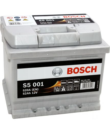 BOSCH Аккумулятор 0 092 S50 19.5/17.9 евро (52 А/ч) 520A Фото 3