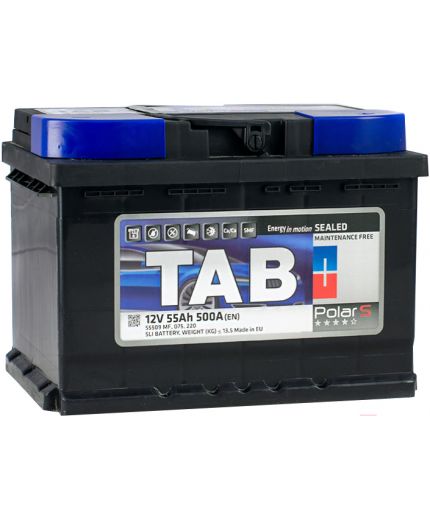 TAB Аккумулятор Polar 55 R 500A