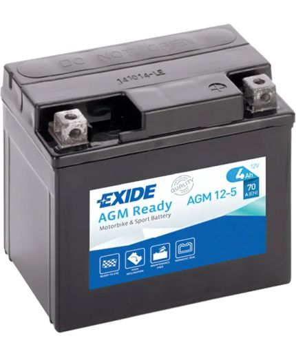 EXIDE Аккумулятор AGM12-5 евро (4 А/ч) 70A Фото 3