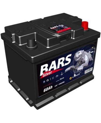 BARS Аккумулятор 6CT-60 АПЗ о.п. L2B 530А (60 А/ч) Фото 4