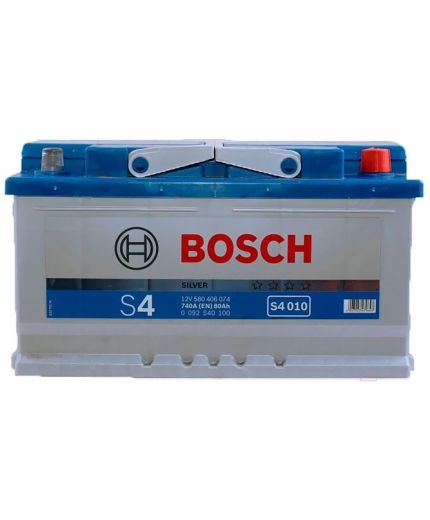 BOSCH Аккумулятор S4 010 740А (80 А/ч) Фото 3