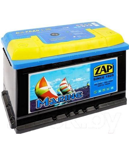 ZAP Аккумулятор Marine 857 50 (75 А/ч)