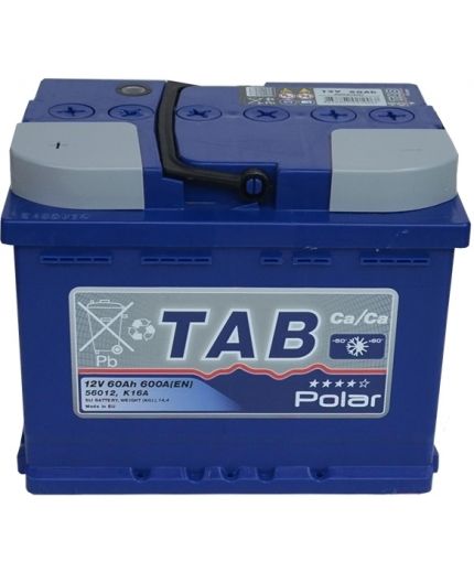TAB Аккумулятор Polar Blue 600А (60 А/ч) Фото 2