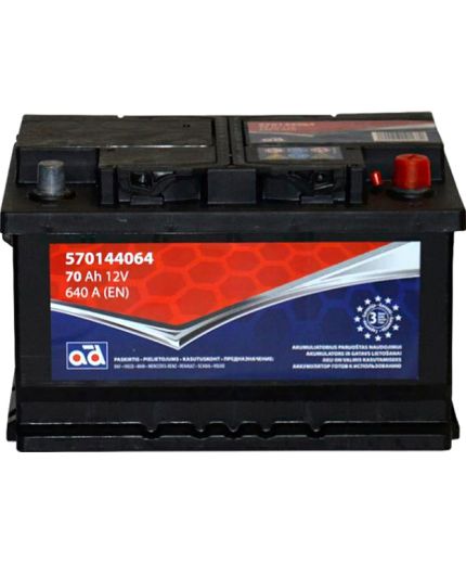 AD Аккумулятор 570144064 640А (70 А/ч)