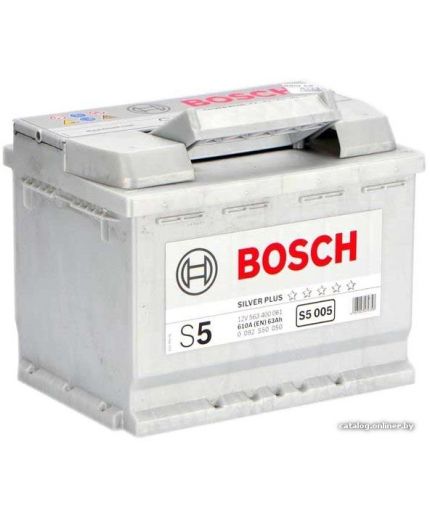 BOSCH Аккумулятор S5 050 (60 А/ч) Фото 2