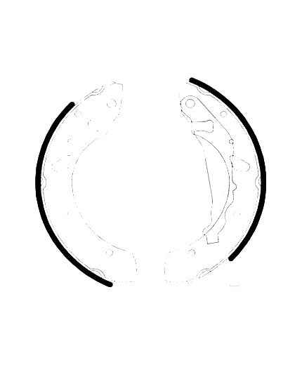 AP Колодки барабанные задние