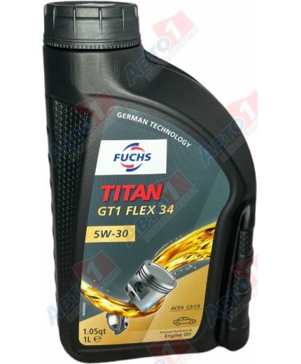 Моторное масло FUCHS Масло TITAN GT1 FLEX 34 5W-30 1л Фото 2