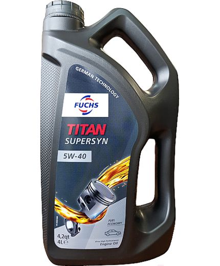 Моторное масло FUCHS Масло TITAN Supersyn 5W-40 4л Фото 2